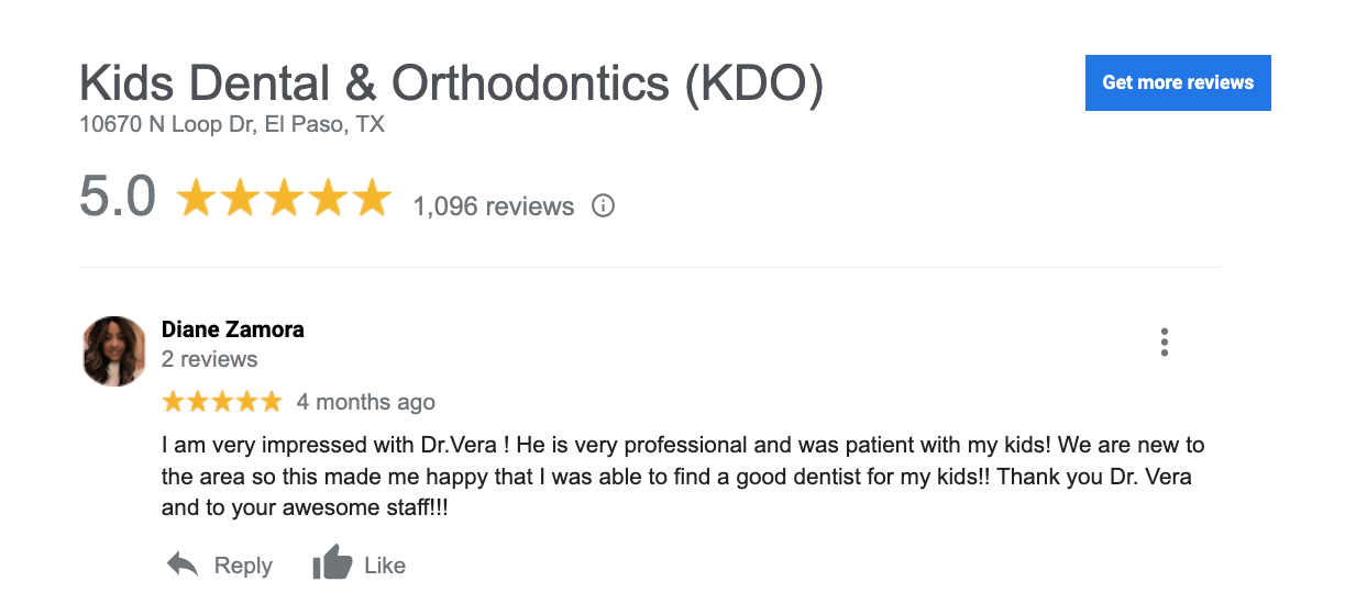 Reviews for Dr. Edward Vera Kids Dental & Orthodontics Best Reviews